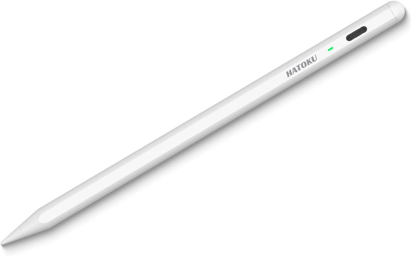 HATOKU Pencil for iPad A16 11/10th Generation: 15 Mins Fast Charging Pencil Pro with Tilt Sensitivity Pixel Precision & Palm Rejection for iPad 6-11th Gen - Air 3 4 5 M2 M3 - Pro 11 12.9 M4 - Mini 5 6 - Image 1